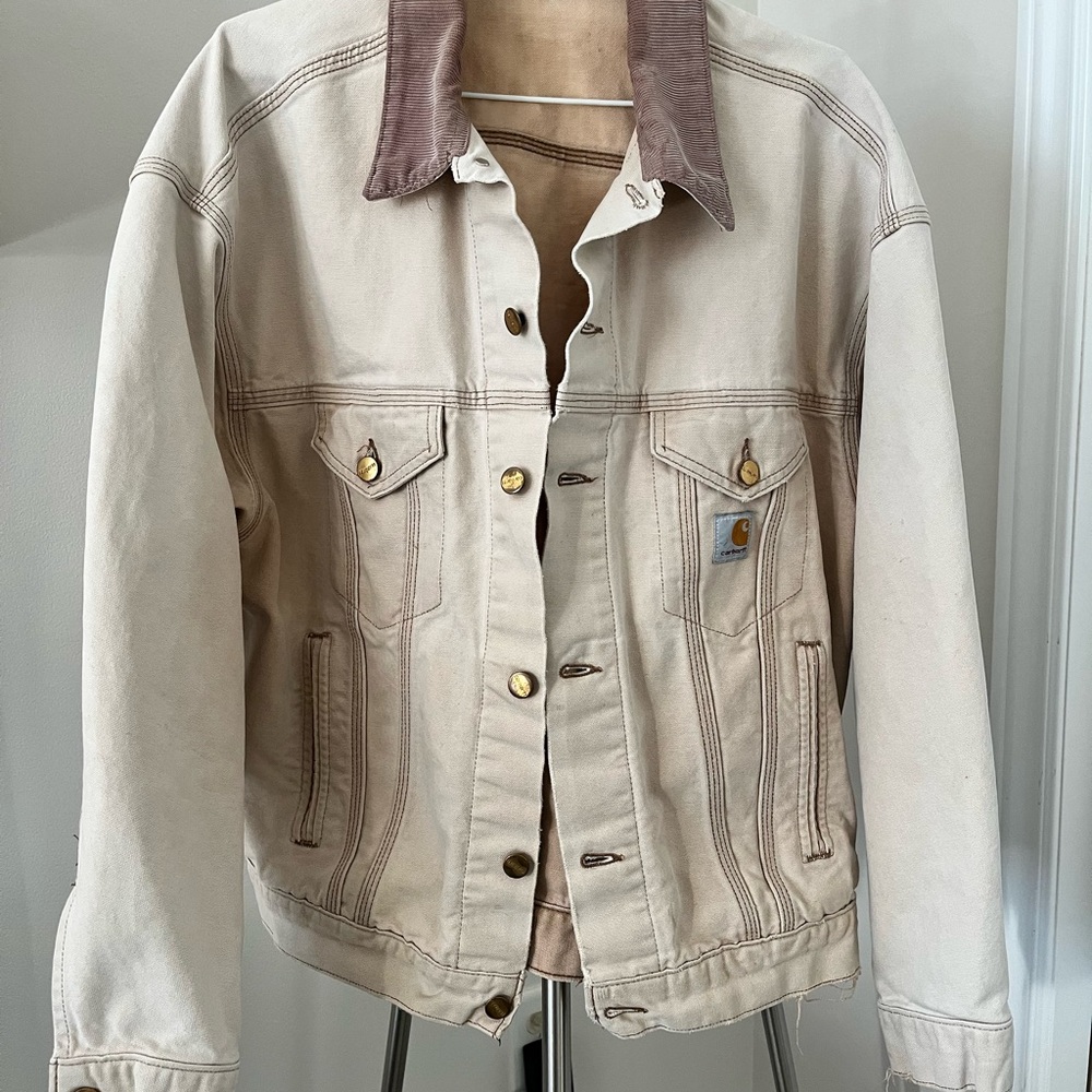 Carhartt Beige Denim Jacket